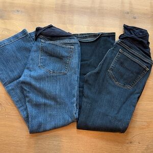 Two GAP Maternity Jeans